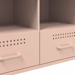 vidaXL TV Cabinet TV Stand TV Unit Hifi Media Cabinet White Cold-rolled Steel - pink - Additional view 10