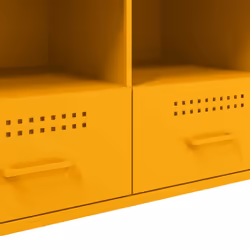 vidaXL TV Cabinet TV Stand TV Unit Hifi Media Cabinet White Cold-rolled Steel - yellow - Additional view 10