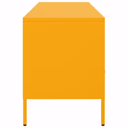 vidaXL TV Cabinet TV Stand TV Unit Hifi Media Cabinet White Cold-rolled Steel - yellow - Additional view 6