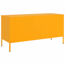 vidaXL TV Cabinet TV Stand TV Unit Hifi Media Cabinet White Cold-rolled Steel - yellow - Additional view 7
