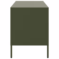 vidaXL TV Cabinets TV Stand TV Unit Hifi Cabinet 2 pcs Black Cold-rolled Steel - green, 1 pcs - Additional view 6