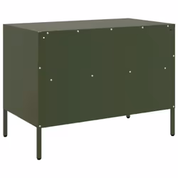 vidaXL TV Cabinets TV Stand TV Unit Hifi Cabinet 2 pcs Black Cold-rolled Steel - green, 1 pcs - Additional view 7