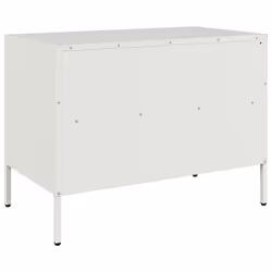 vidaXL TV Cabinets TV Stand TV Unit Hifi Cabinet 2 pcs Black Cold-rolled Steel - white, 1 pcs - Additional view 7