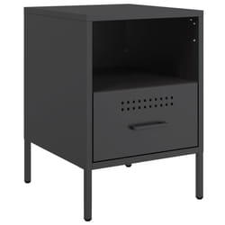 VidaXL 843054 nightstand/bedside table Black