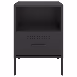 VidaXL 843054 nightstand/bedside table Black - Additional view 6