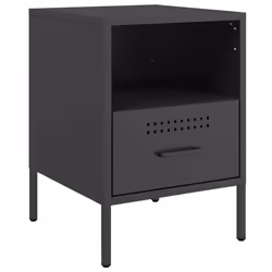 VidaXL 843055, Black, Steel, 360 mm, 390 mm, 505 mm, 2 pc(s)