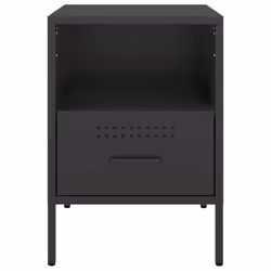 VidaXL 843055 nightstand/bedside table Black - Additional view 6