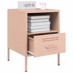 VidaXL 843056 nightstand/bedside table Pink - Additional view 5