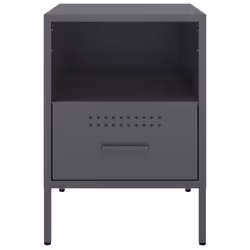 VidaXL 843058 nightstand/bedside table Anthracite - Additional view 6