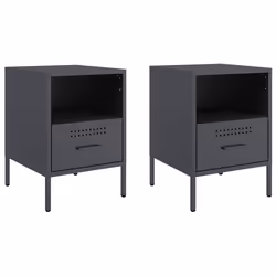VidaXL 843059, Anthracite, Steel, 360 mm, 390 mm, 505 mm, 2 pc(s)