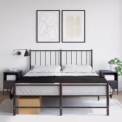 VidaXL 843059 nightstand/bedside table Anthracite