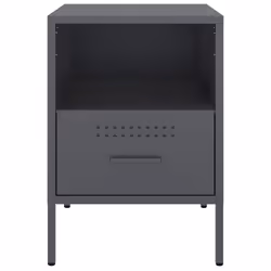VidaXL 843059 nightstand/bedside table Anthracite - Additional view 6