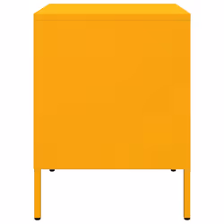 VidaXL 843061 nightstand/bedside table Yellow - Additional view 7