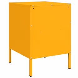 VidaXL 843061 nightstand/bedside table Yellow - Additional view 8