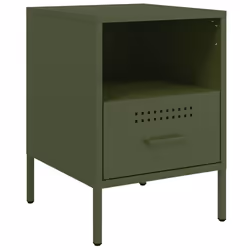 VidaXL 843063 nightstand/bedside table Olive - Additional view 5