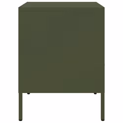 VidaXL 843063 nightstand/bedside table Olive - Additional view 7