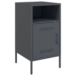 VidaXL 843070 nightstand/bedside table Anthracite