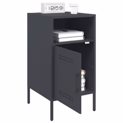 VidaXL 843070 nightstand/bedside table Anthracite - Additional view 5