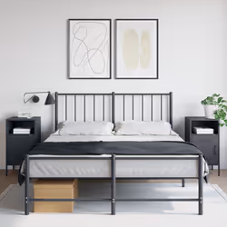 VidaXL 843071 nightstand/bedside table Anthracite