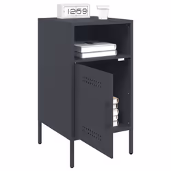 VidaXL 843071 nightstand/bedside table Anthracite - Additional view 4