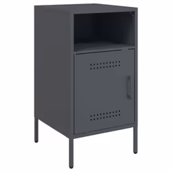 VidaXL 843071 nightstand/bedside table Anthracite - Additional view 5