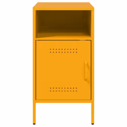 VidaXL 843073 nightstand/bedside table Yellow - Additional view 6