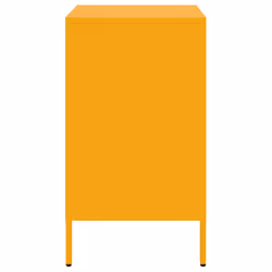 VidaXL 843073 nightstand/bedside table Yellow - Additional view 7