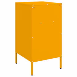 VidaXL 843073 nightstand/bedside table Yellow - Additional view 8