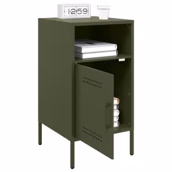 VidaXL 843075 nightstand/bedside table Olive - Additional view 4