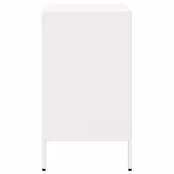 vidaXL Bedside Cabinet Bedroom Nightstand Bed Side Table Olive Green Steel - white, 1 pcs - Additional view 6