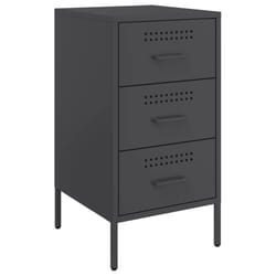 VidaXL 843078 nightstand/bedside table Black