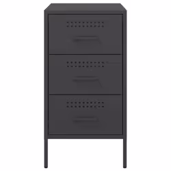 VidaXL 843078 nightstand/bedside table Black - Additional view 6