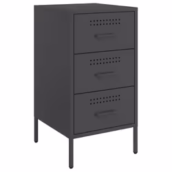 VidaXL 843079 nightstand/bedside table Black - Additional view 5