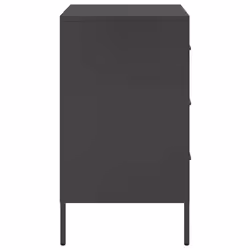 VidaXL 843079 nightstand/bedside table Black - Additional view 7