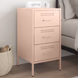 VidaXL 843081 nightstand/bedside table Pink
