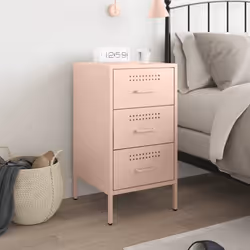 VidaXL 843081 nightstand/bedside table Pink