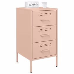 VidaXL 843081 nightstand/bedside table Pink - Additional view 4