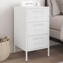 VidaXL 843088 nightstand/bedside table White