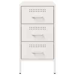 VidaXL 843088 nightstand/bedside table White - Additional view 6