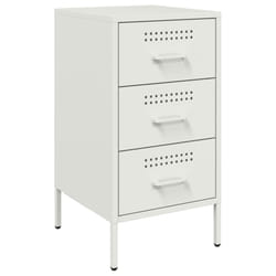 VidaXL 843089 nightstand/bedside table White