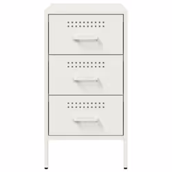 VidaXL 843089 nightstand/bedside table White - Additional view 6