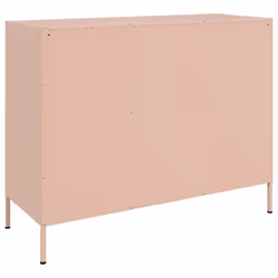 vidaXL Sideboard Storage Organiser Cupboard Side Cabinet Highboard Pink Steel - Additional view 7