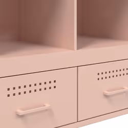 vidaXL Highboard Sideboard Side Cabinet Cupboard Anthracite Cold-rolled Steel - pink - Additional view 10