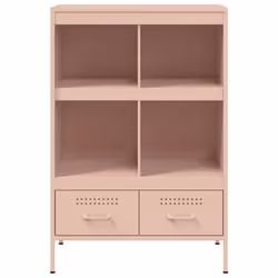 vidaXL Highboard Sideboard Side Cabinet Cupboard Anthracite Cold-rolled Steel - pink - Additional view 5