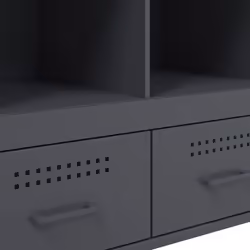 vidaXL Highboard Sideboard Side Cabinet Cupboard Anthracite Cold-rolled Steel - anthracite - Additional view 10