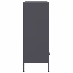 vidaXL Highboard Sideboard Side Cabinet Cupboard Anthracite Cold-rolled Steel - anthracite - Additional view 6