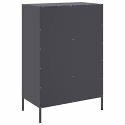 vidaXL Highboard Sideboard Side Cabinet Cupboard Anthracite Cold-rolled Steel - anthracite - Additional view 7