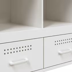 vidaXL Highboard Sideboard Side Cabinet Cupboard Anthracite Cold-rolled Steel - white - Additional view 10