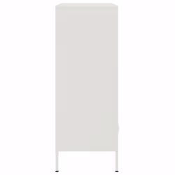 vidaXL Highboard Sideboard Side Cabinet Cupboard Anthracite Cold-rolled Steel - white - Additional view 6