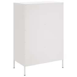 vidaXL Highboard Sideboard Side Cabinet Cupboard Anthracite Cold-rolled Steel - white - Additional view 7